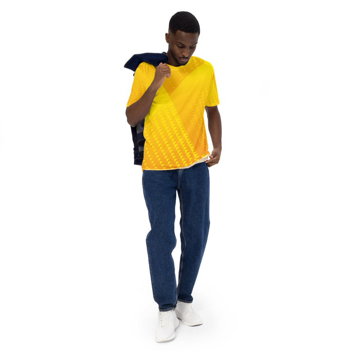 Premium Men's Jersey - Yellow Triangle