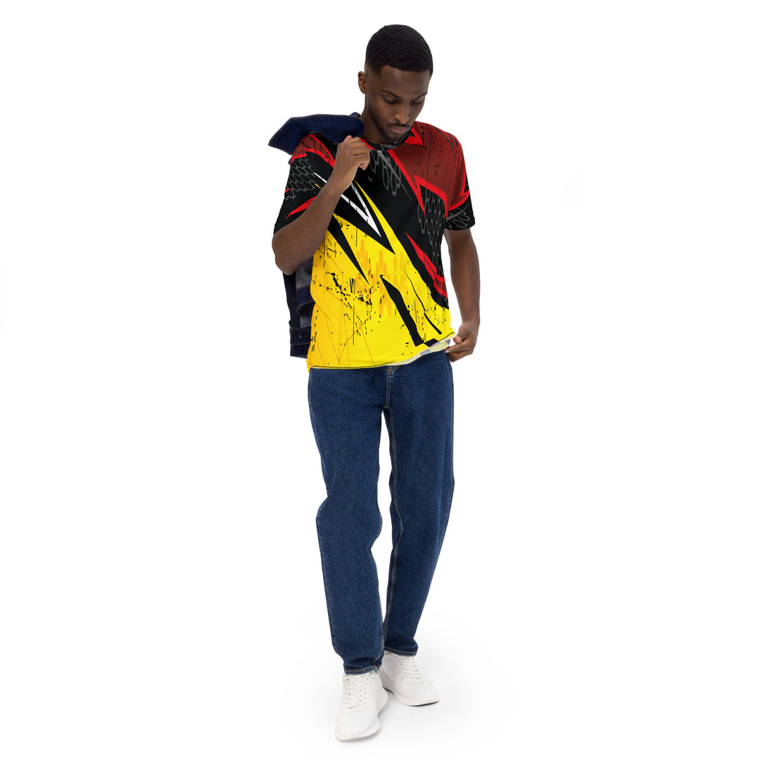 Premium Men's Jersey - Yellow-Black Blade