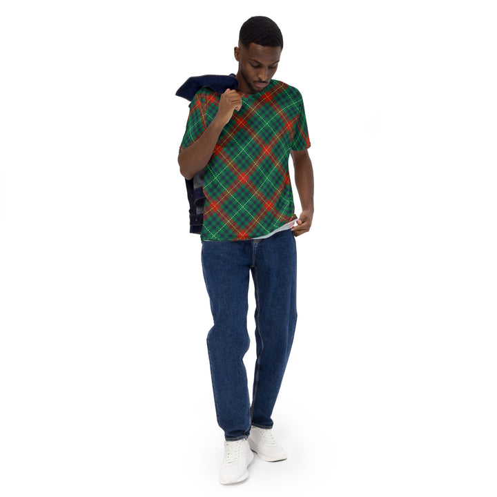 Premium Men's Jersey - Green-Red Tartan