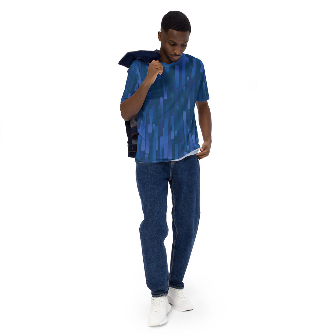 Premium Men's Jersey - Blue Rain