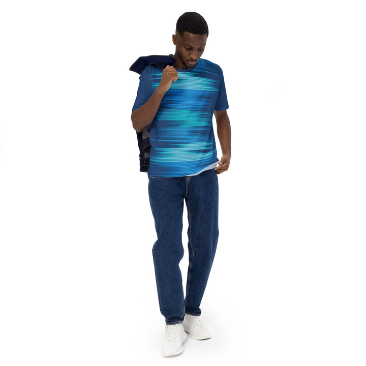 Premium Men's Jersey - Blue Mirage