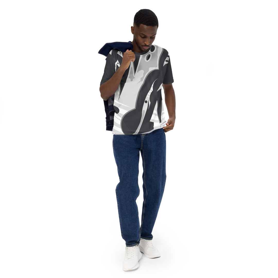 Premium Men's Jersey - Grey Blade