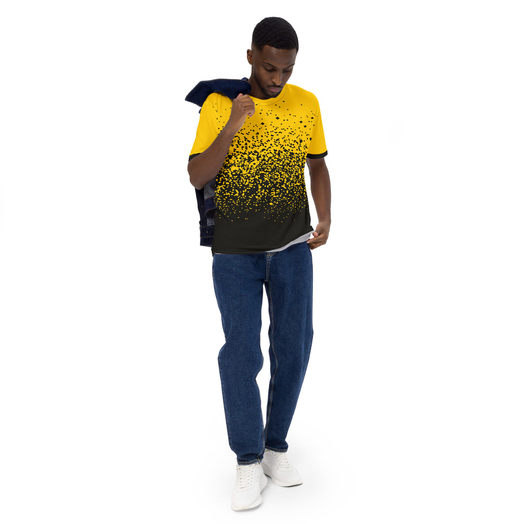 Premium Men's Jersey - Black-Yellow Fall