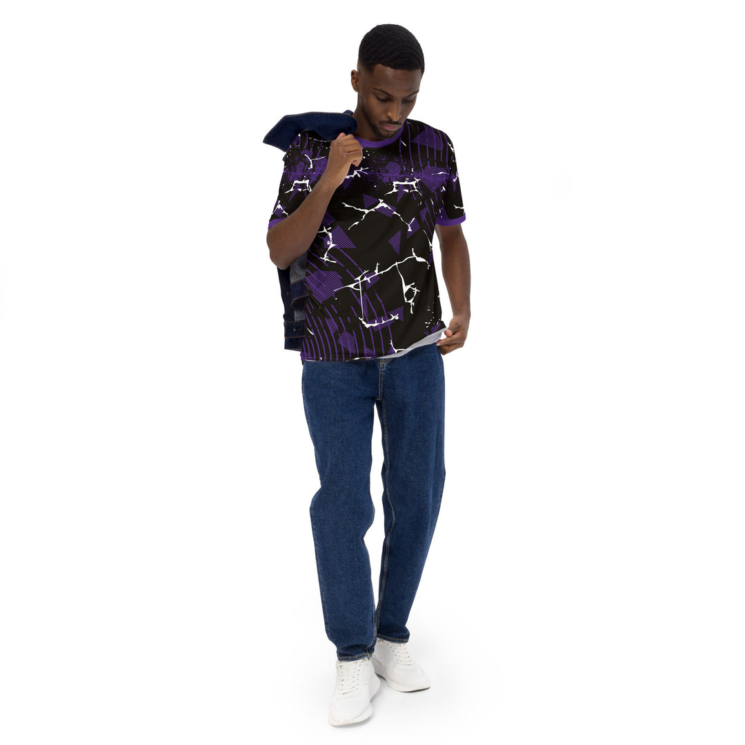 Premium Men's Jersey - Black-Purple Atomic