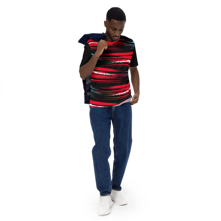 Premium Men's Jersey - Black-Red Pass