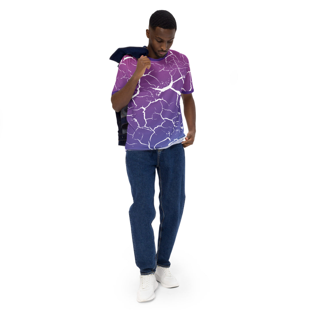 Premium Men's Jersey - Purple-White Desert