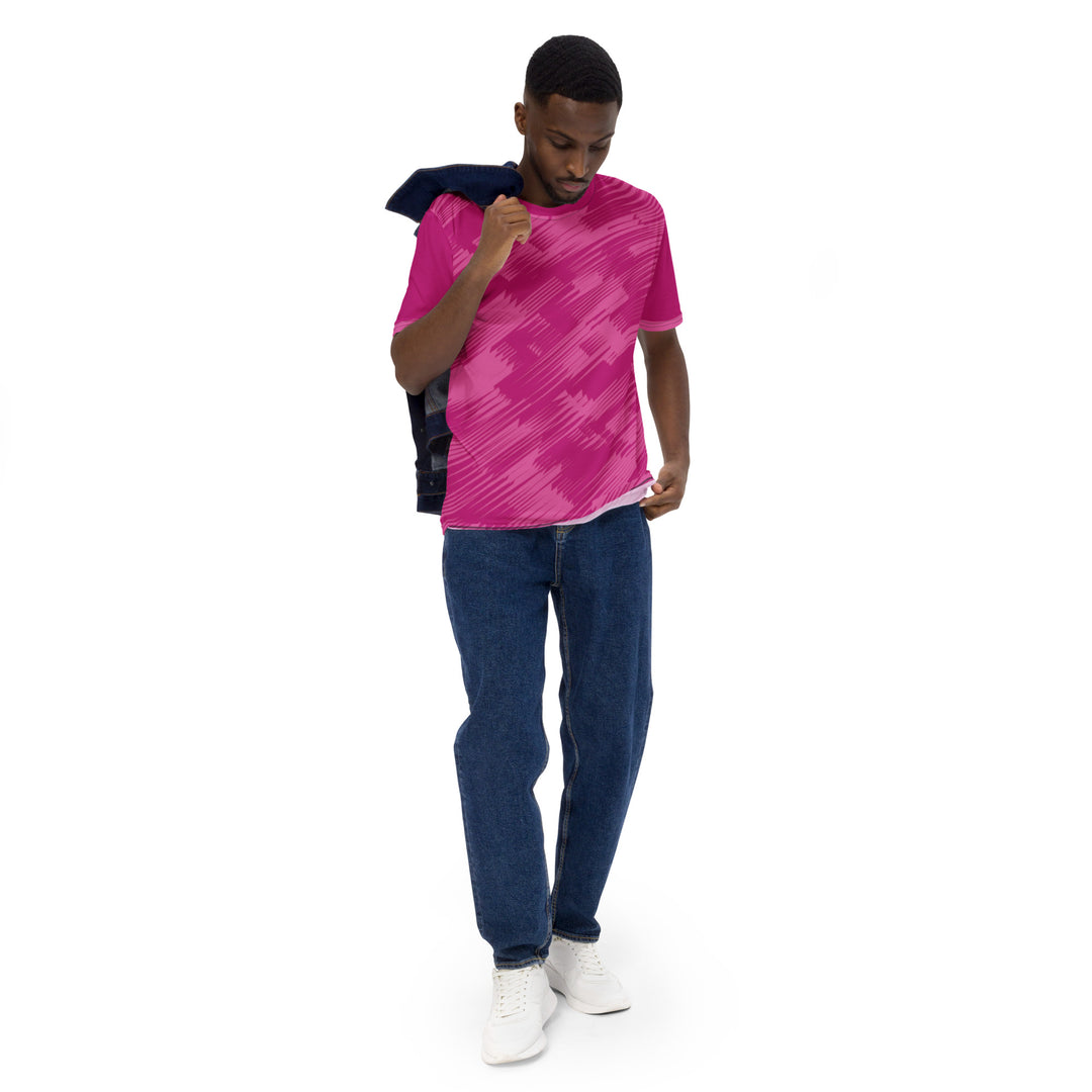 Premium Men's Jersey - Pink Beam