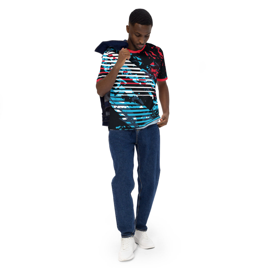 Premium Men's Jersey - Blue-Red Rule