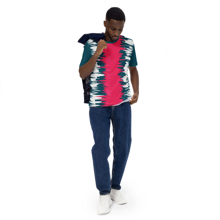 Premium Men's Jersey - Blue-Pink Carpet