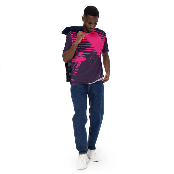 Premium Men's Jersey - Purple-Pink Trace