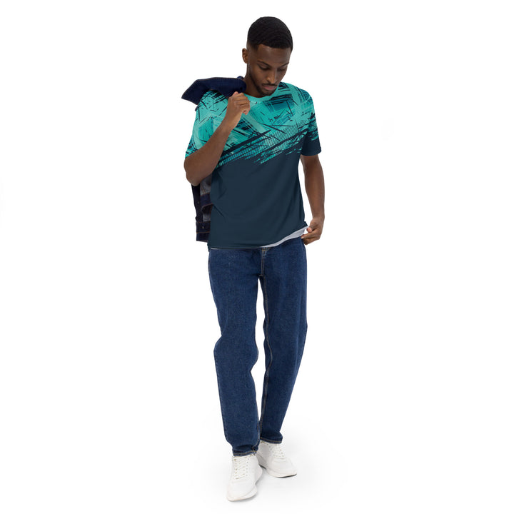 Premium Men's Jersey - Blue-Turquoise Mind