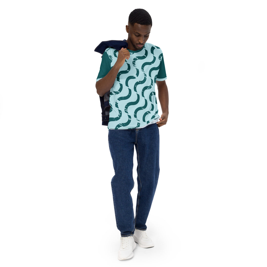 Premium Men's Jersey - Green Wave