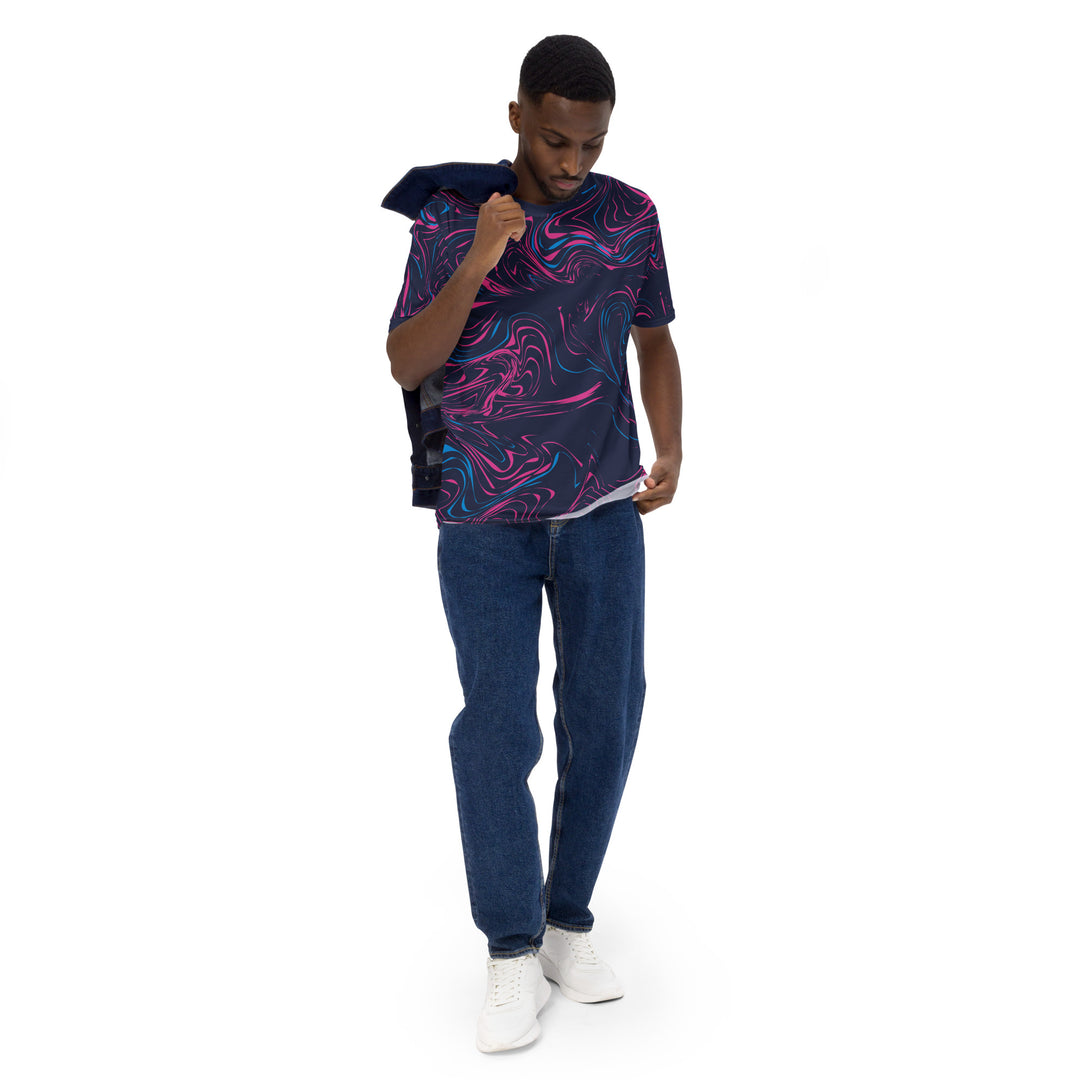 Premium Men's Jersey - Purple-Pink Blend