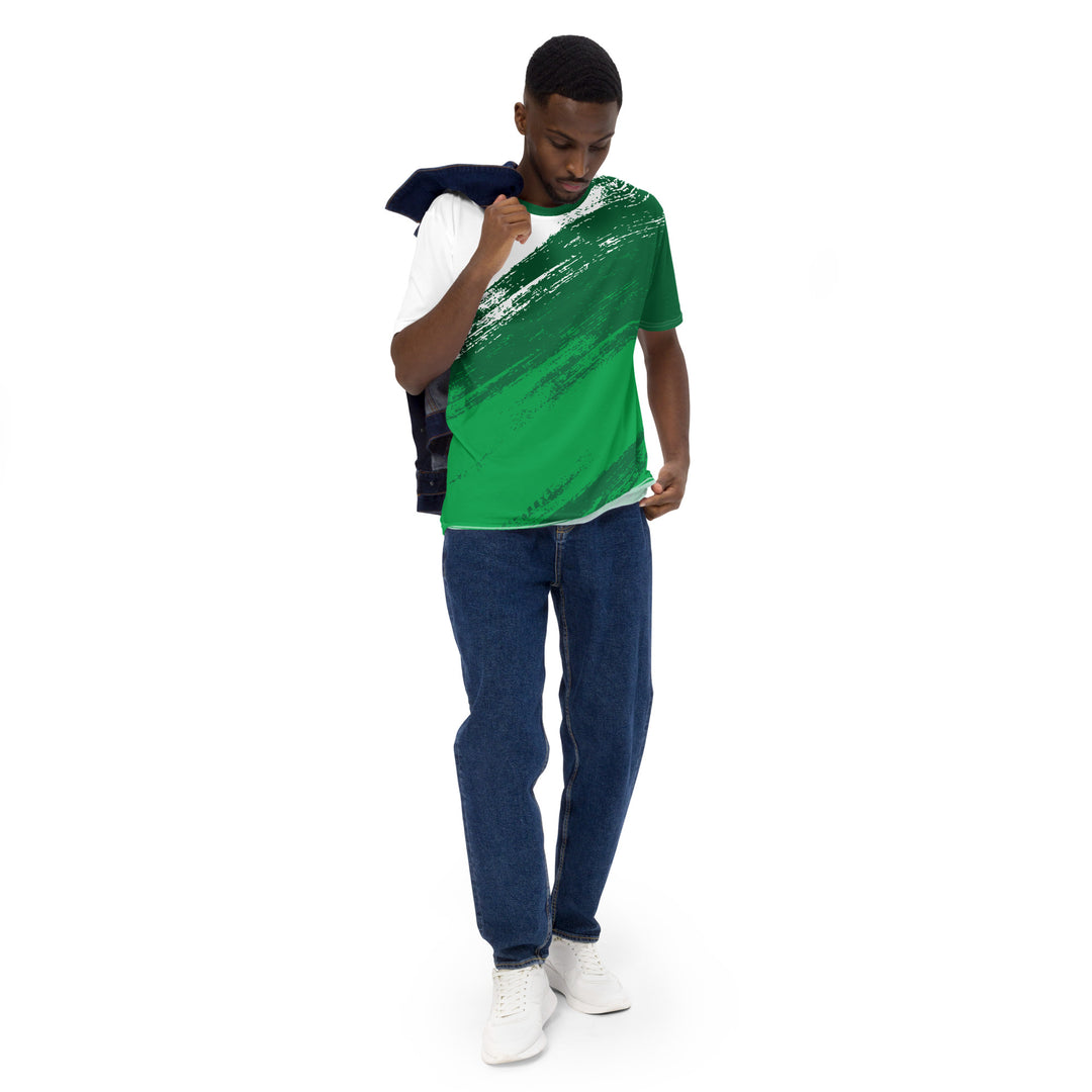 Premium Men's Jersey - Green-White Up