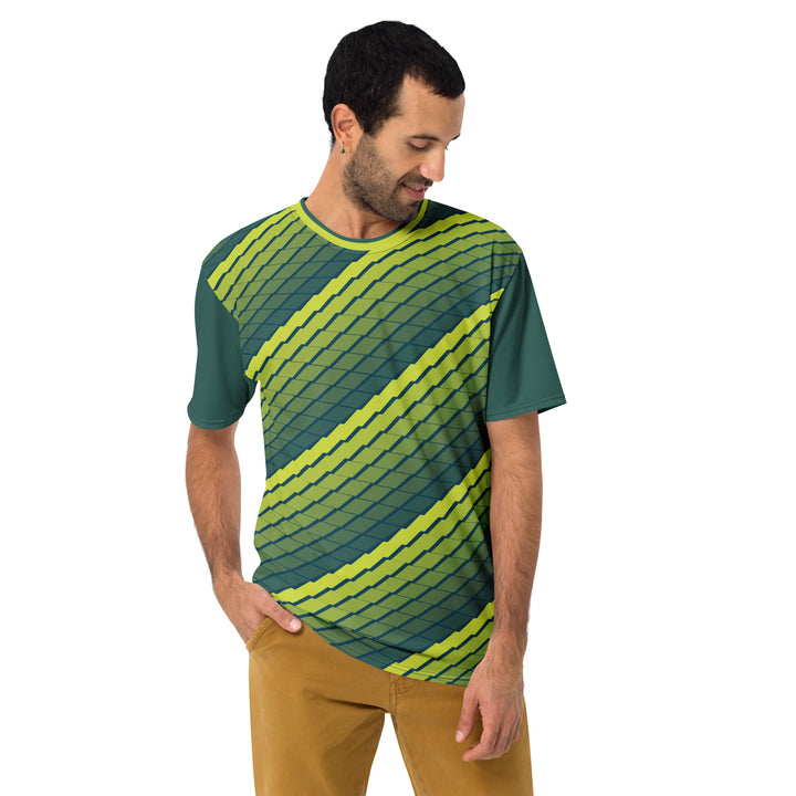 Premium Men's Jersey - Green-Yellow Rise