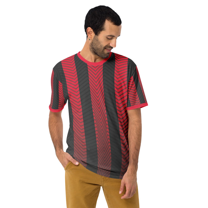 Premium Men's Jersey - Red-Black Arrow