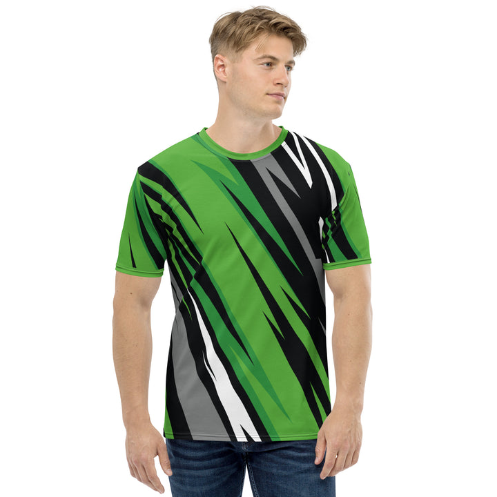 Premium Men's Jersey - Green-Black Racing