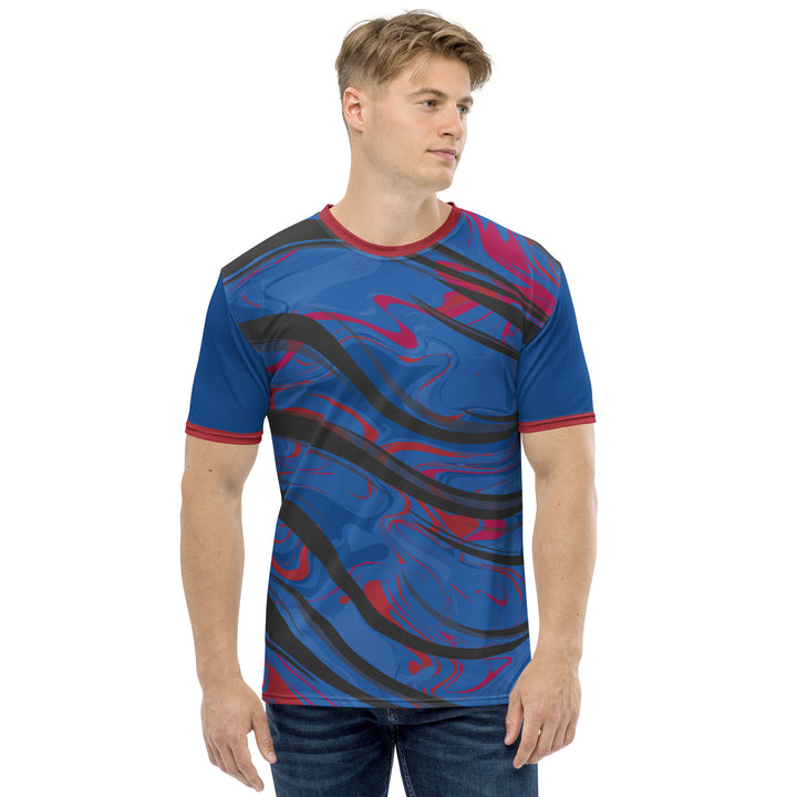 Premium Men's Jersey - Blue-Red Away