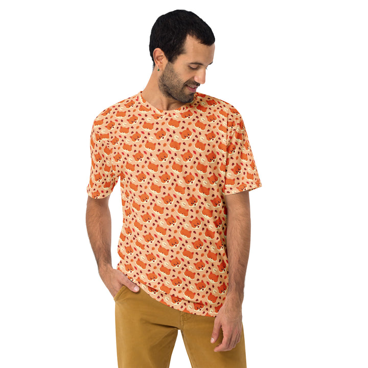 Premium Men's Jersey - Orange Fox