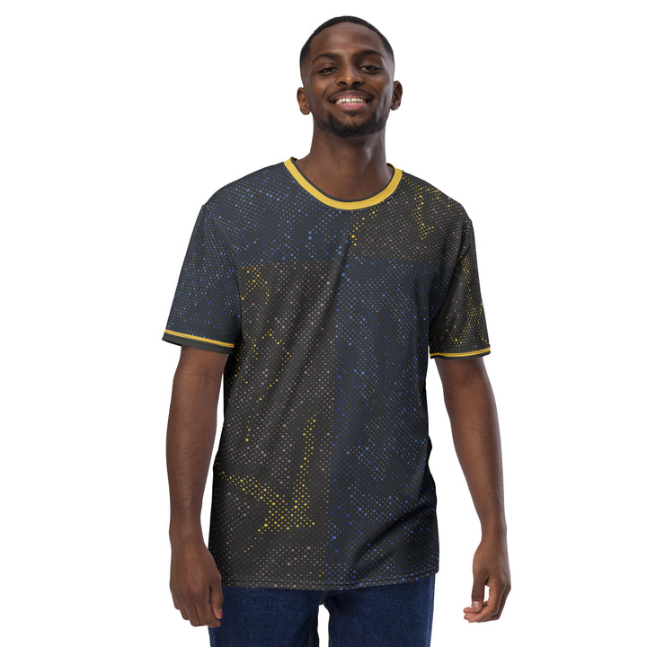 Premium Men's Jersey - Blue-Yellow Chart