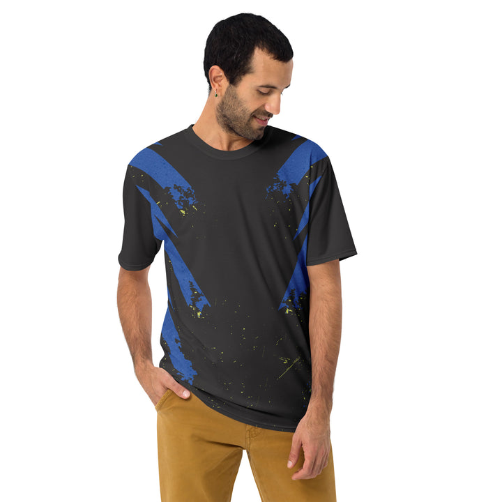 Premium Men's Jersey - Black-Blue Suit