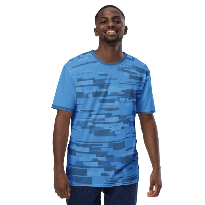 Premium Men's Jersey - Blue Digital