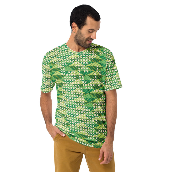 Premium Men's Jersey - Green Leaves