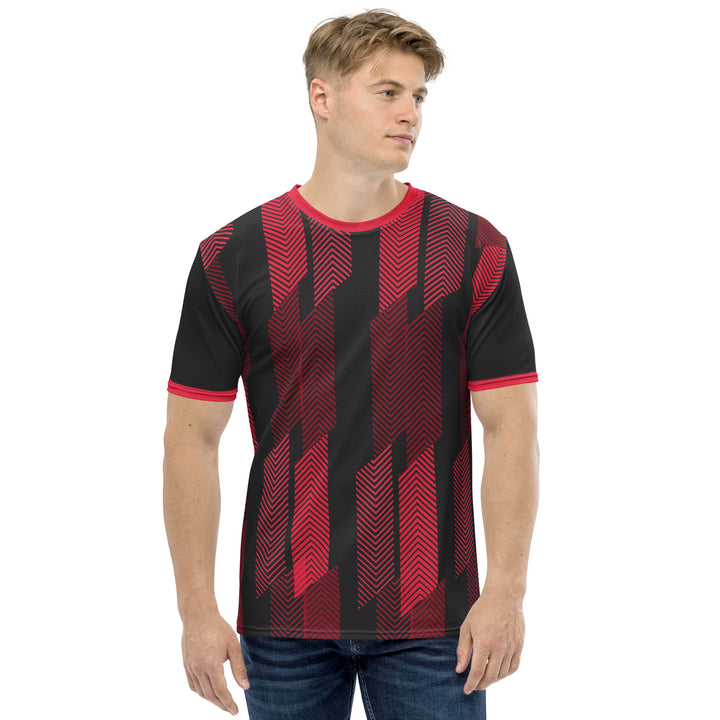 Premium Men's Jersey - Red-Black Track