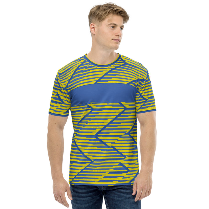 Premium Men's Jersey - Yellow-Blue Baron