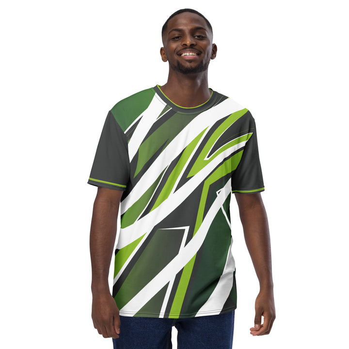 Premium Men's Jersey - Green-White Strike