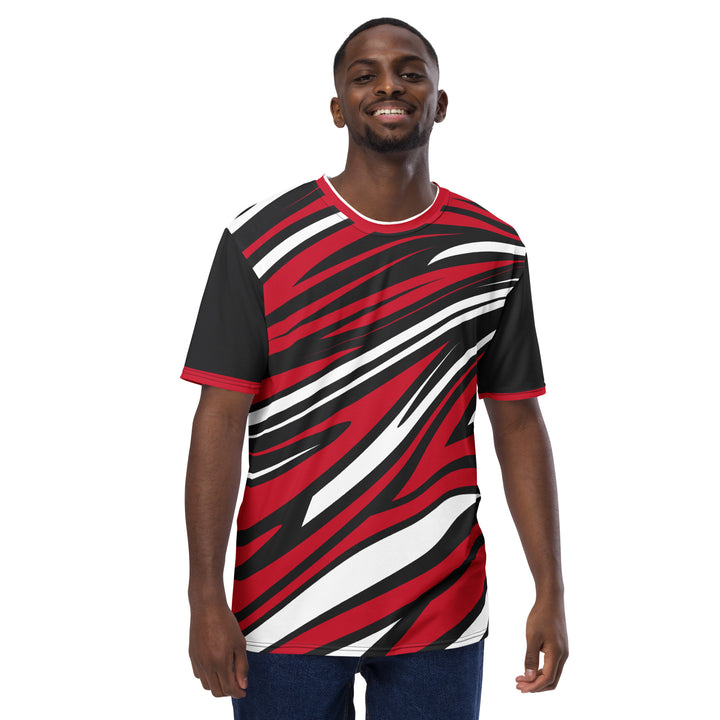 Premium Men's Jersey - Black-Red Spine