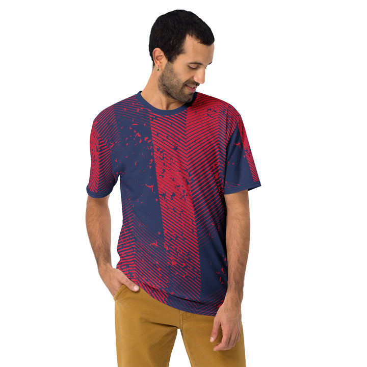 Premium Men's Jersey - Red-Blue Street