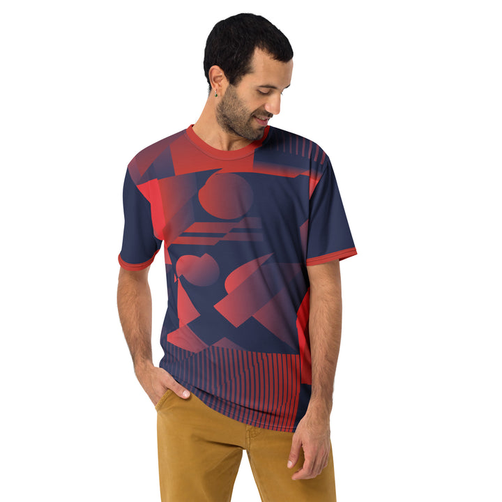 Premium Men's Jersey - Blue-Red Vision