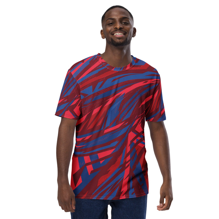 Premium Men's Jersey - Red-Blue Root