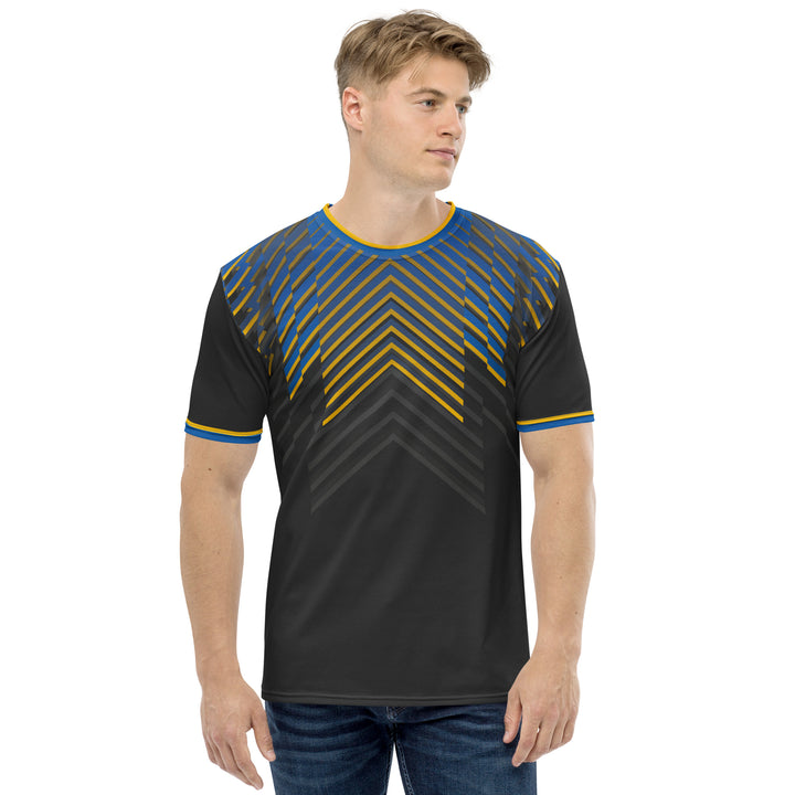 Premium Men's Jersey - Grey-Yellow Energy