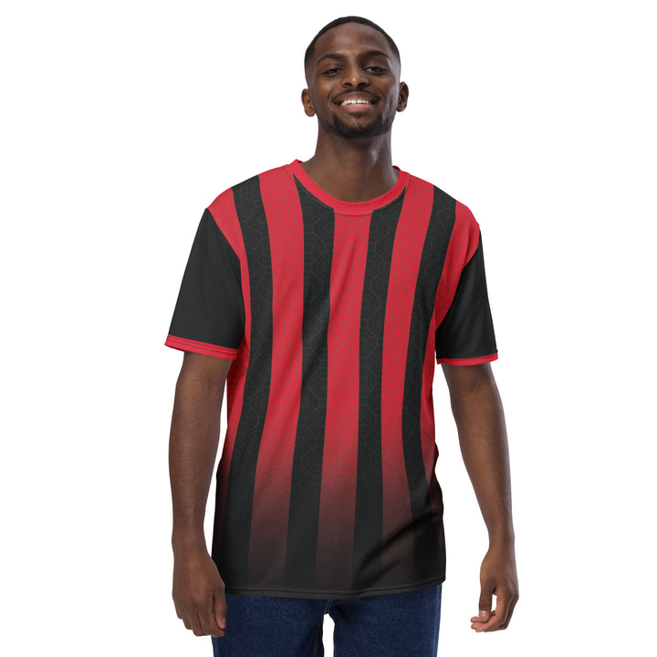 Premium Men's Jersey - Black-Red Pillar