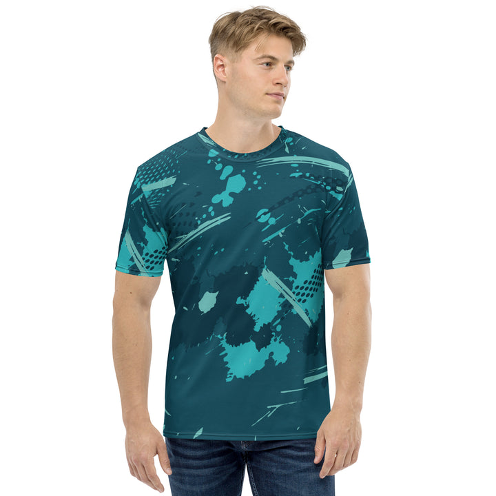 Premium Men's Jersey - Green Paint