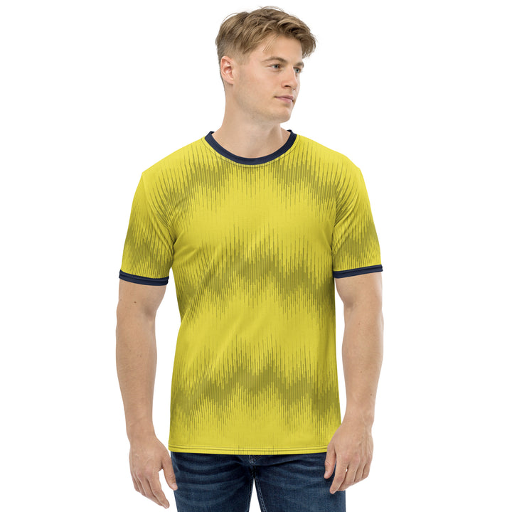 Premium Men's Jersey - Yellow-Black Saw