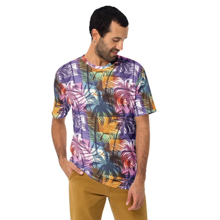 Premium Men's Jersey - Rainbow Palms