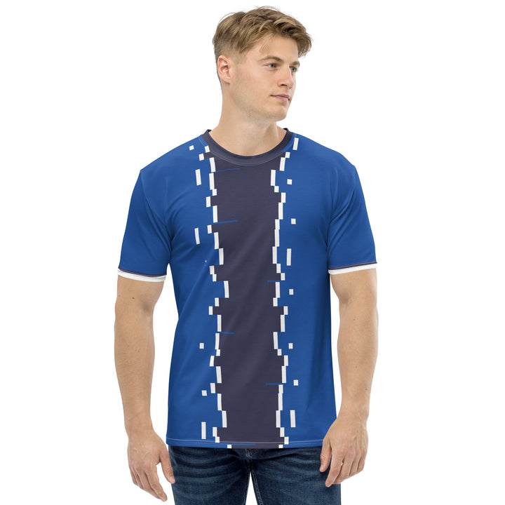 Premium Men's Jersey - Blue Bar