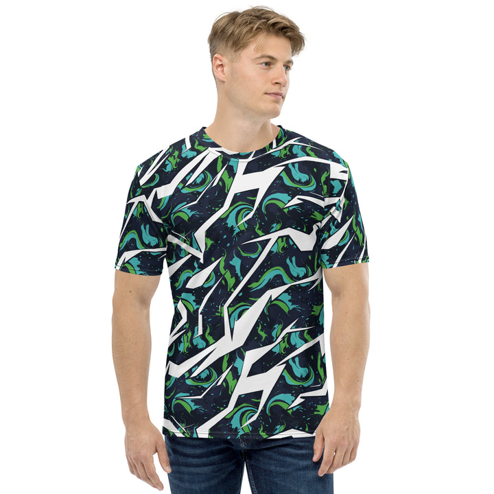 Premium Men's Jersey - Black-Green Comic