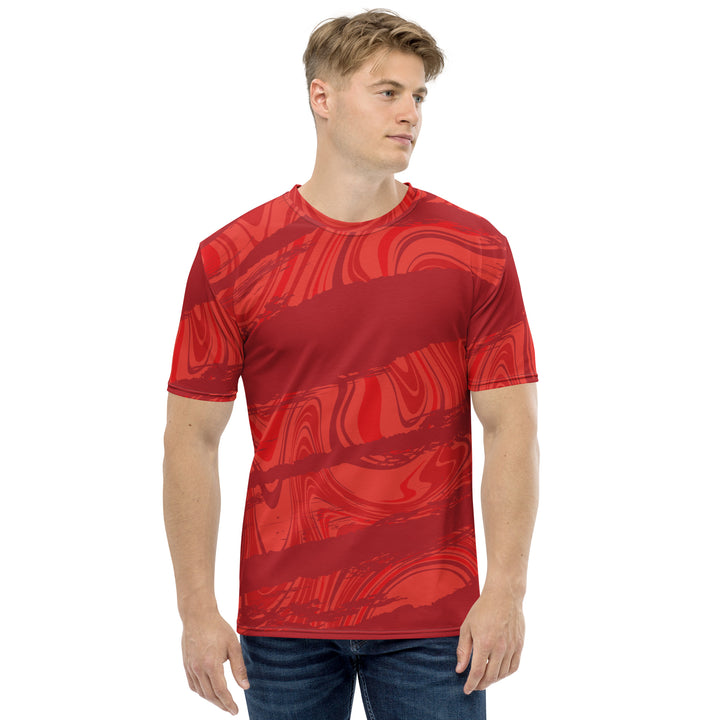 Premium Men's Jersey - Red Lava