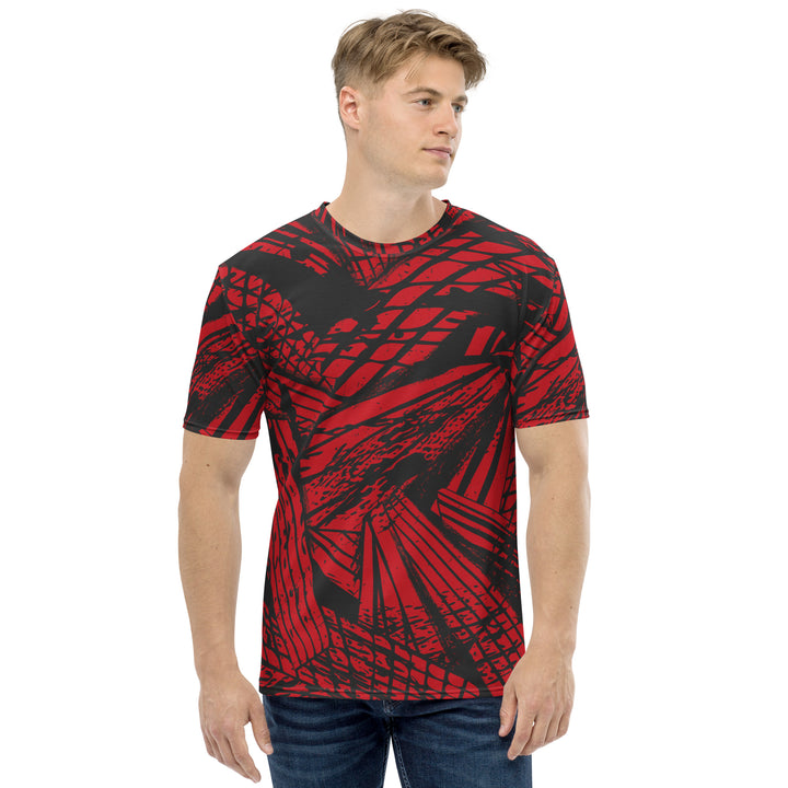 Premium Men's Jersey - Red-Black Lighting