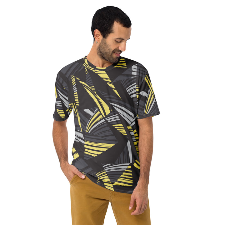 Premium Men's Jersey - Black-Yellow Chaos