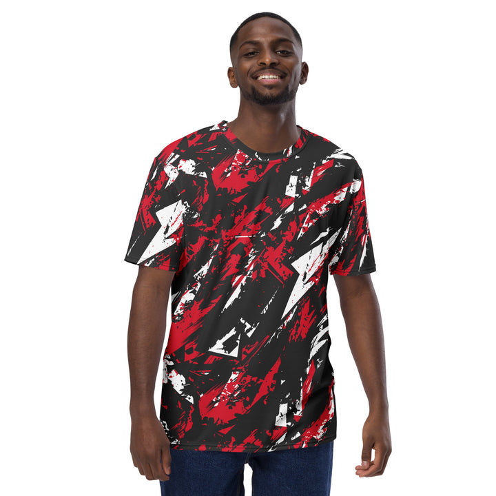 Premium Men's Jersey - Black-Red Combat