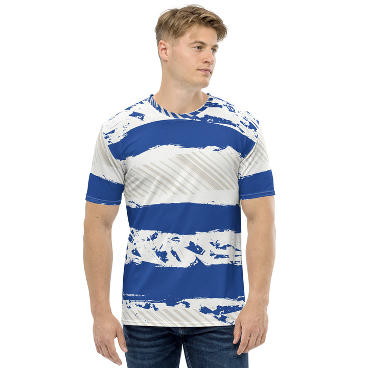 Premium Men's Jersey - White-Bllue Sailor