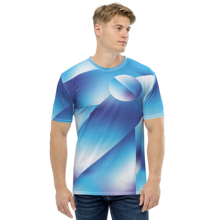 Premium Men's Jersey - White-Blue Sky