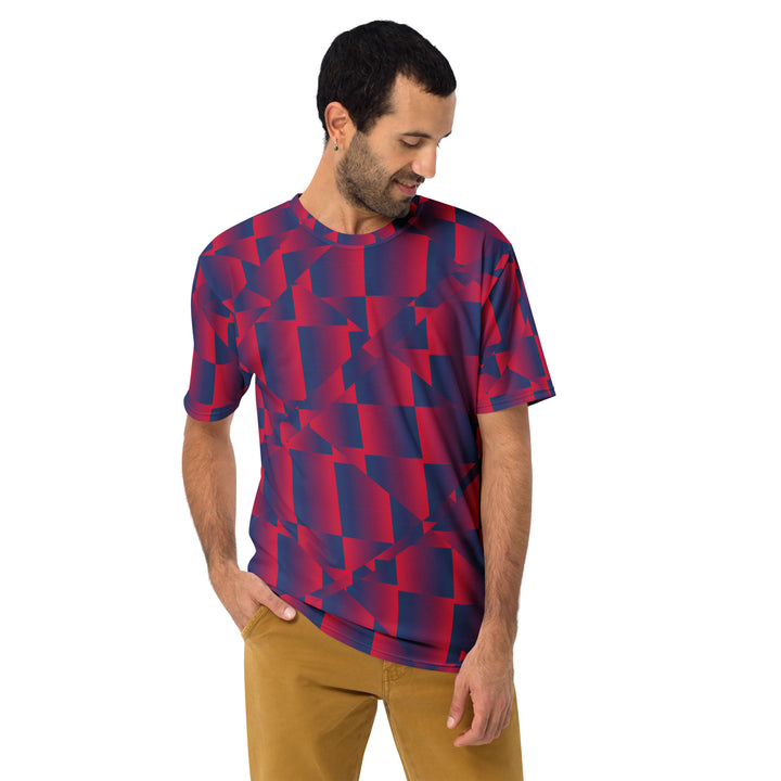 Premium Men's Jersey - Red-Blue Shift