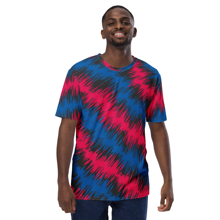 Premium Men's Jersey - Blue-Red Radio