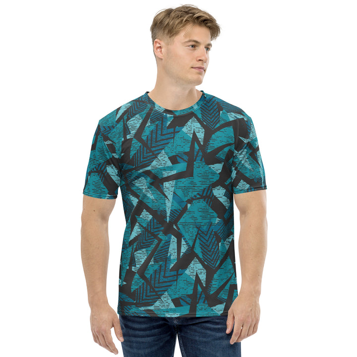 Premium Men's Jersey - Turquoise-Black Arrow